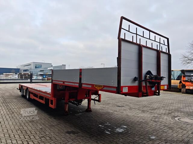 Semi-remorque surbaissée Broshuis E2485 3.8 Meter Extandable!