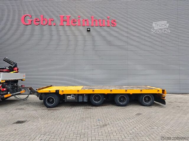 Remorque à plate-forme Renders TAN 4-2L Liftaxle Twistlocks German Trailer!