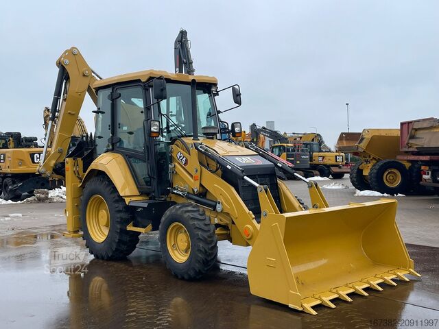 Exkavátor/rakodógép kombináció Caterpillar 424 4x4 Backhoe Loader