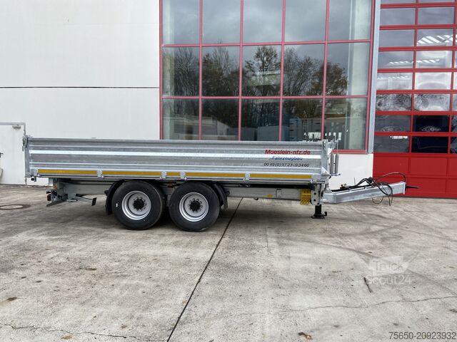 Причіп-самоскид Möslein TTD 14 Schwebheim  14 t Tandemkipper Tieflader Breite Reifen-- Neufahrzeug --
