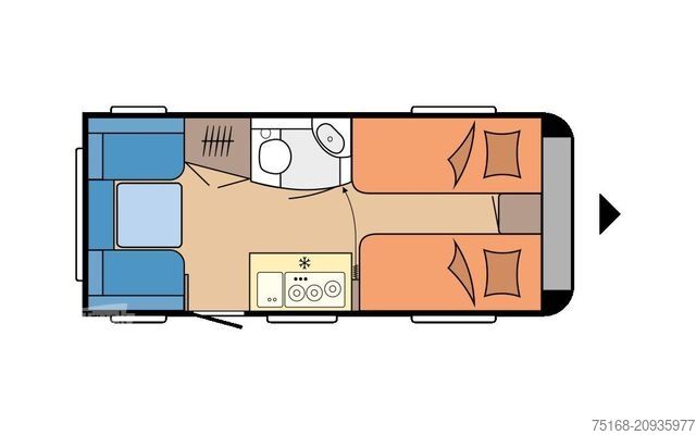 Husvagn HOBBY OnTour 460 DL Modell 2026