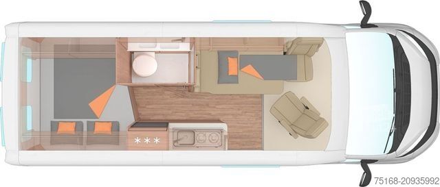 Camping-car WEINSBERG CaraBus 600 MQ EDITION [FIRE] Modell 2025 / Rahm