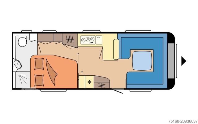 Husvagn HOBBY Prestige 660 WFC Modell 2026