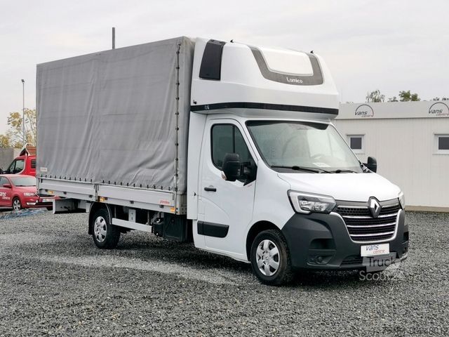Furgon cu prelată laterală RENAULT Master 165DCI PRITSCHE 10PAL/ LUFT/ KLIMA