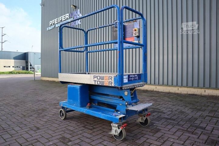 Plate-forme de travail télescopique articulée JLG Power Tower Electric, 5.10m Working Height, 250kg