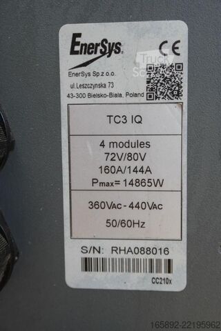 Batería de carretilla elevadora HAWKER LIFEiQ Modular TC3 IQ 80V / 144A
