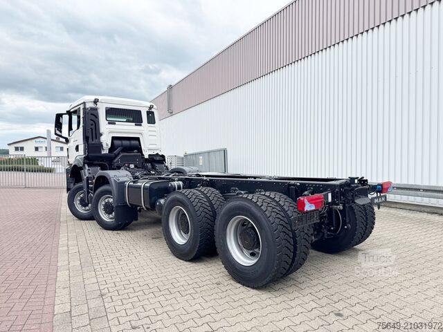 Camion à usage spécial MAN TGS 35.480 8x8 BB CH TGS 35.480 8x8 BB CH, Meiller Stahlmulde 18m³
