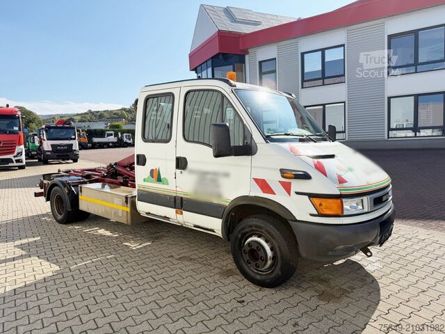 Camion porte-caissons Telehoist Iveco Daily 65C15D 4x2 Doka Daily 65C15D 4x2 Doka, Grüne Plakette, City-Abroller