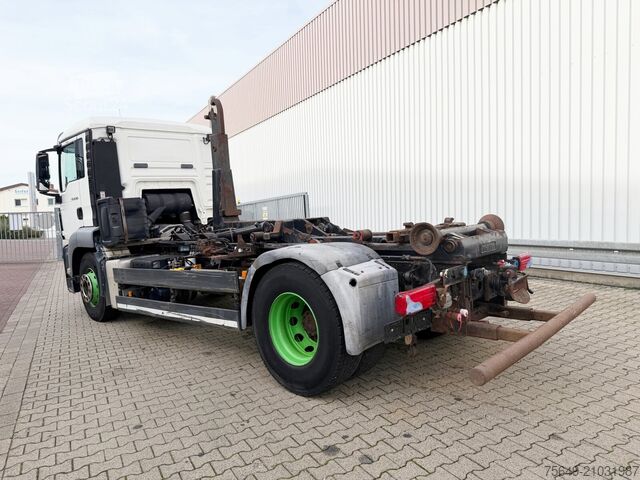 Camion benne à bras amovible MAN TGS 18.360 4X2 BL TGS 18.360 4X2 BL, Hyva 10.45 S, Teleskopabrollanlage