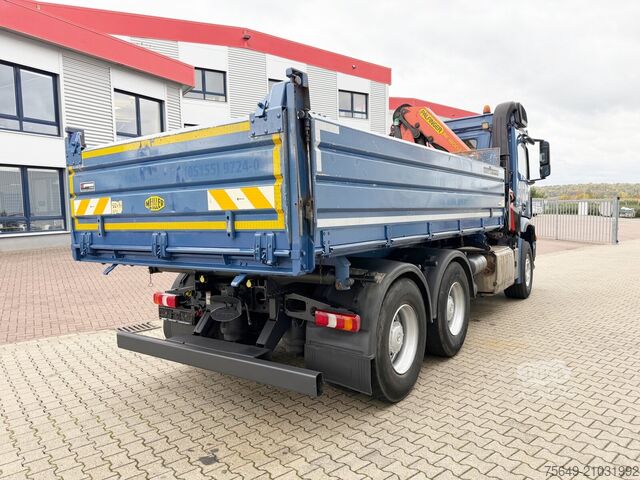 Grue à tour Mercedes-Benz Arocs 2640 LK 6x4 Arocs 2640 LK 6x4, Alu-Bordwände, Kran Palfinger PK18002-EH C, Funk