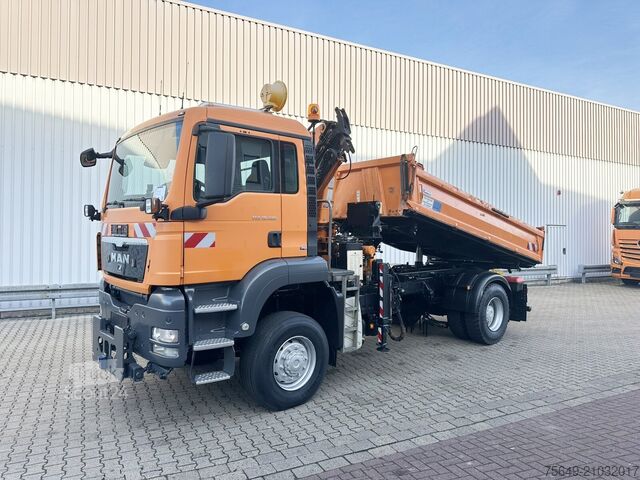 Grue à tour MAN TGS 18.320 4x4 BB TGS 18.320 4x4 BB, Winterdienstausstattung, Kran Terex TLC 85.2