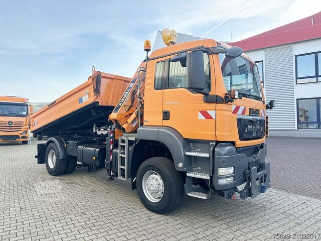 Grue à tour MAN TGS 18.320 4x4 BB TGS 18.320 4x4 BB, Winterdienstausstattung, Kran Terex TLC 85.2