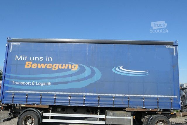 Anhänger-Wechselfahrgestell  Stern, BDF, Schiebeplane, Alu-Bordwände