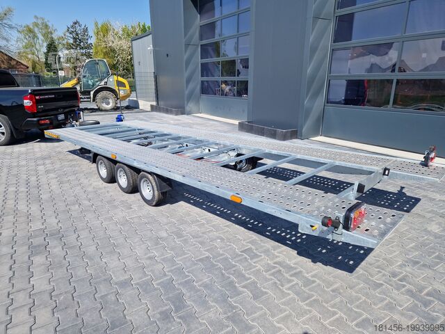 Ρυμουλκούμενο αυτοκίνητο trailershop Tridem Cartrailer 600x216cm 3,5to