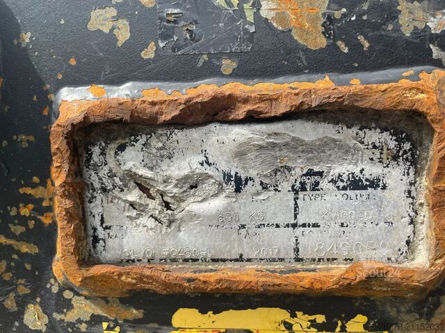 Cizallas para hormigón Klepp Mek KM90-D | HYDRAULIC QUICK COUPLER | SNELWISSEL |...