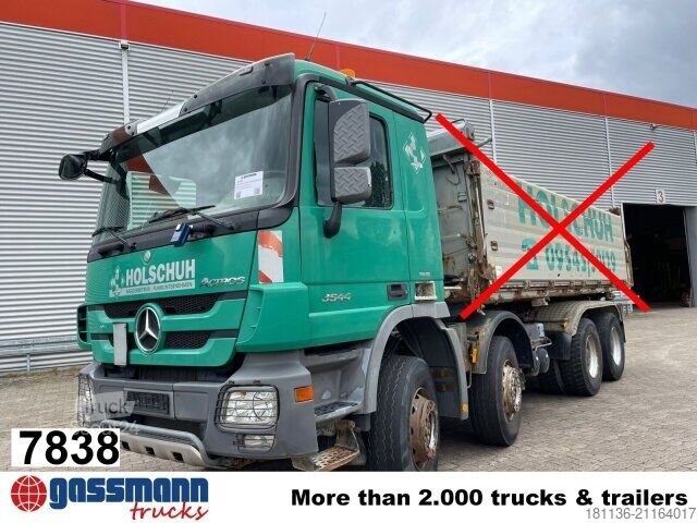 Châssis de camion Mercedes-Benz Actros MP III 3544/8x4/4, 3 Pedale