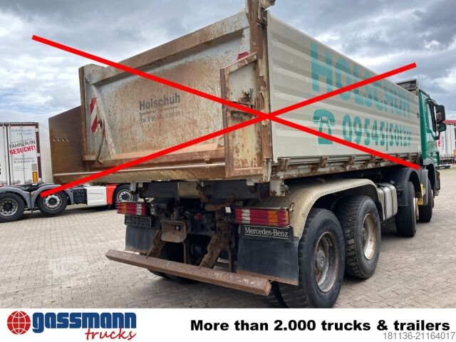 Châssis de camion Mercedes-Benz Actros MP III 3544/8x4/4, 3 Pedale