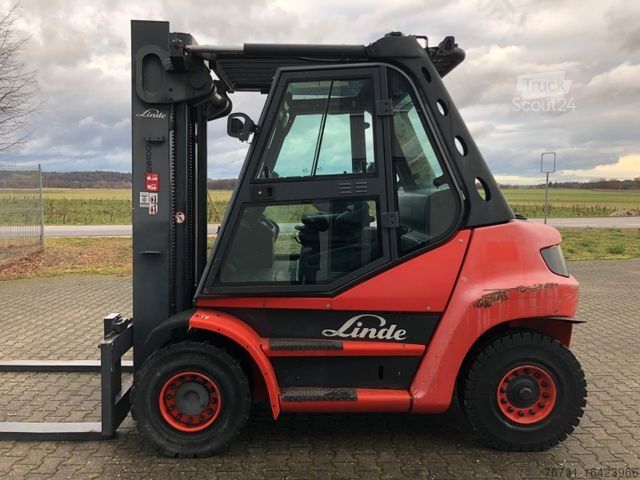 Stivuitor frontal LINDE H60D 396_Diesel_ Heizung_4. Ventil_ Deutz_ Waage