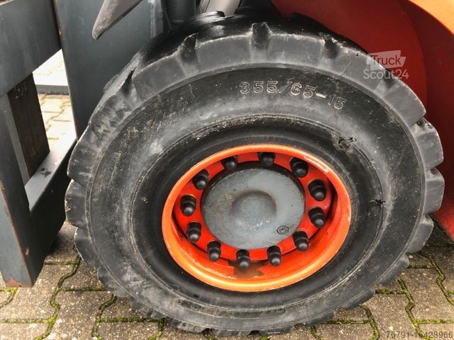Stivuitor frontal LINDE H60D 396_Diesel_ Heizung_4. Ventil_ Deutz_ Waage
