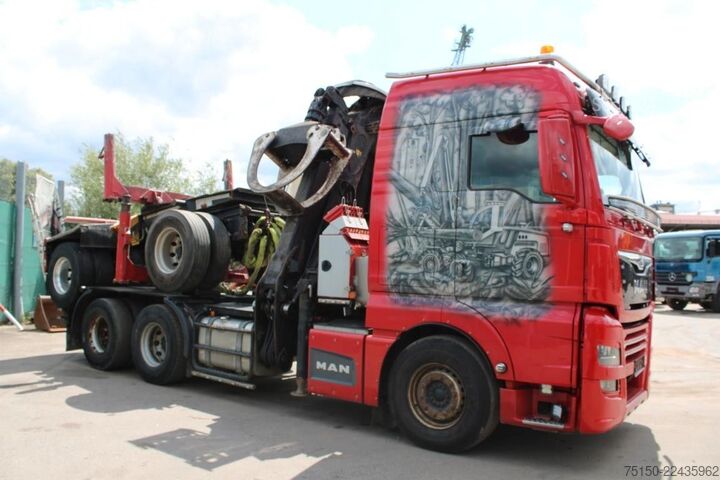 Lesnický nákladní automobil MAN TGX 26.640 6x4 LANGHOLZZUG PALFINGER KRAN Nr 022