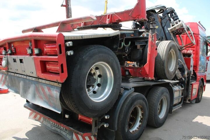 Lesnický nákladní automobil MAN TGX 26.640 6x4 LANGHOLZZUG PALFINGER KRAN Nr 022