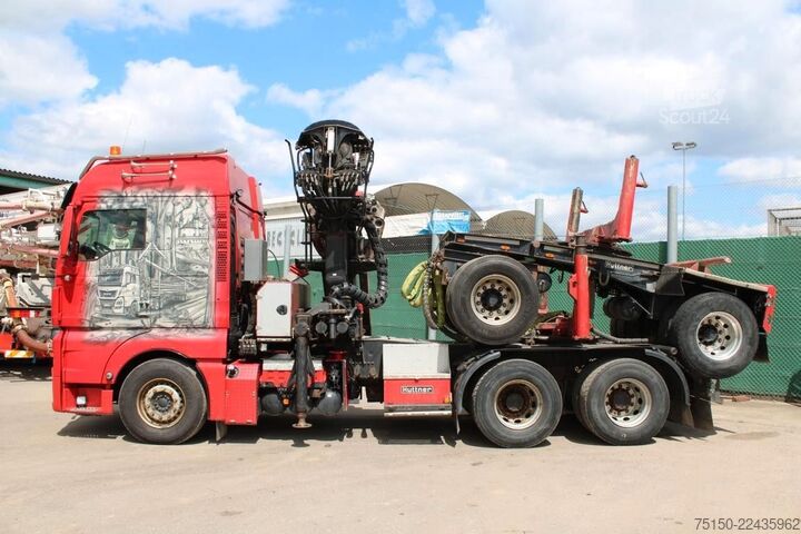 Lesnický nákladní automobil MAN TGX 26.640 6x4 LANGHOLZZUG PALFINGER KRAN Nr 022