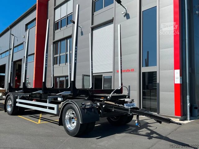 Transportator de lemn PAVIC HTA 20 66Z 2-Achs Kurzholz Anhänger ALCOA HTA 2...