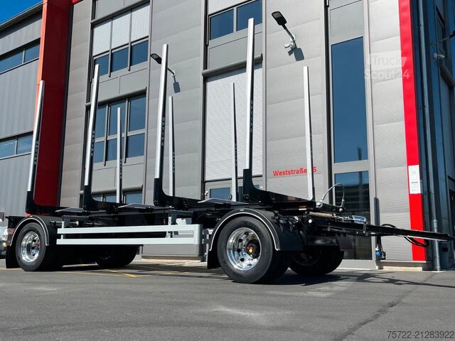 Transportator de lemn PAVIC HTA 20 66Z 2-Achs Kurzholz Anhänger ALCOA HTA 2...
