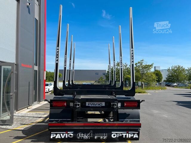 Transportator de lemn PAVIC HTA 20 66Z 2-Achs Kurzholz Anhänger ALCOA HTA 2...