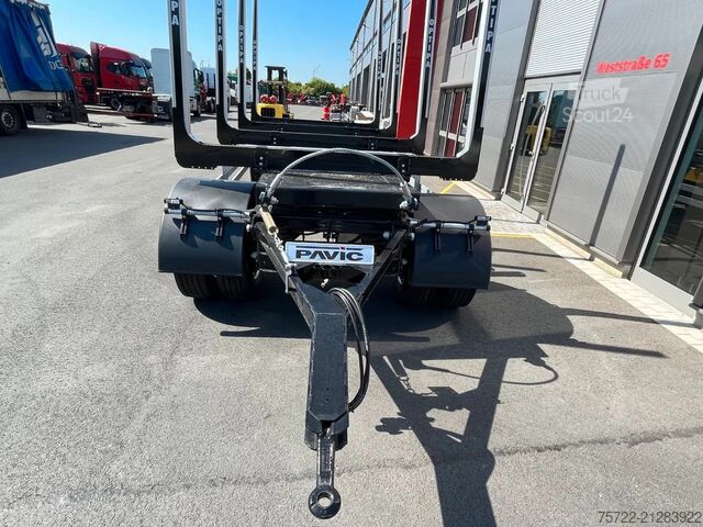 Transportator de lemn PAVIC HTA 20 66Z 2-Achs Kurzholz Anhänger ALCOA HTA 2...