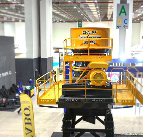 Impianto di frantumazione FABO CSS-440 series 300-550 tph cone crusher