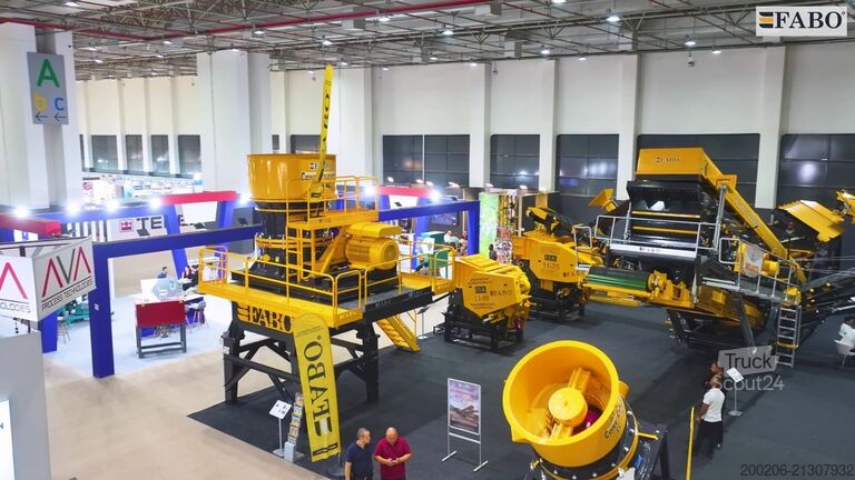 Impianto di frantumazione FABO CSS-440 series 300-550 tph cone crusher