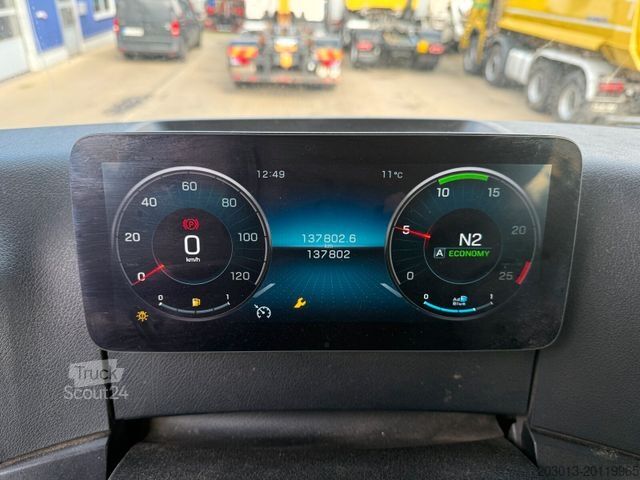 Φορτηγό γερανός roll-off MERCEDES-BENZ Arocs 3246 8x4 Abrollkipper Kran Palfinger 19001