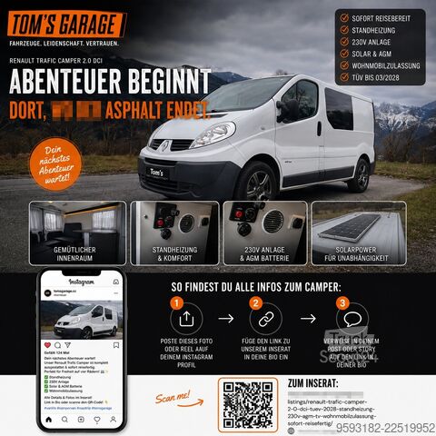 Asuntoauto Citroën Trafic Camper