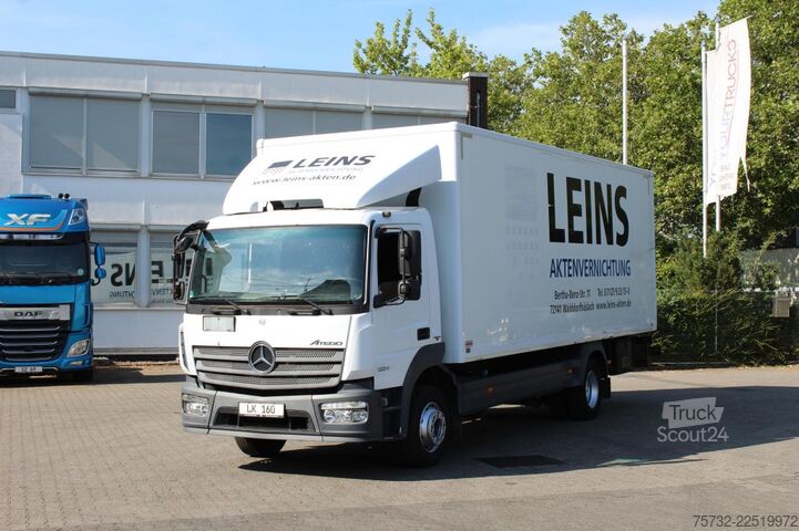 شاحنة صندوقية Mercedes-Benz Atego  1224 Koffer LDW LBW Klima Rolltor ANK