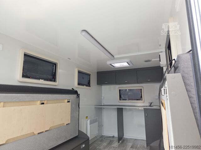 Priekaba trailershop TFS 360 Motorrad Reise Sport Camper Bett