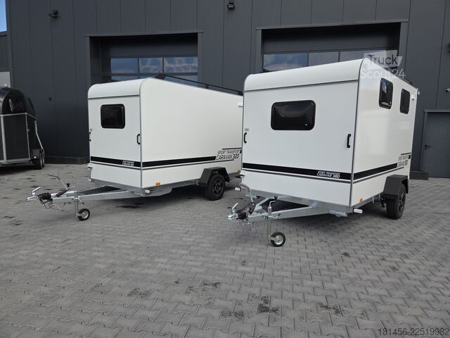 Priekaba trailershop TFS 360 Motorrad Reise Sport Camper Bett