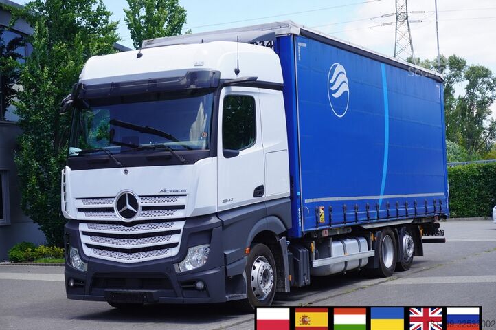 Firanka Mercedes-Benz Actros 2542 MP5 / Curtainsider 19 EPAL/