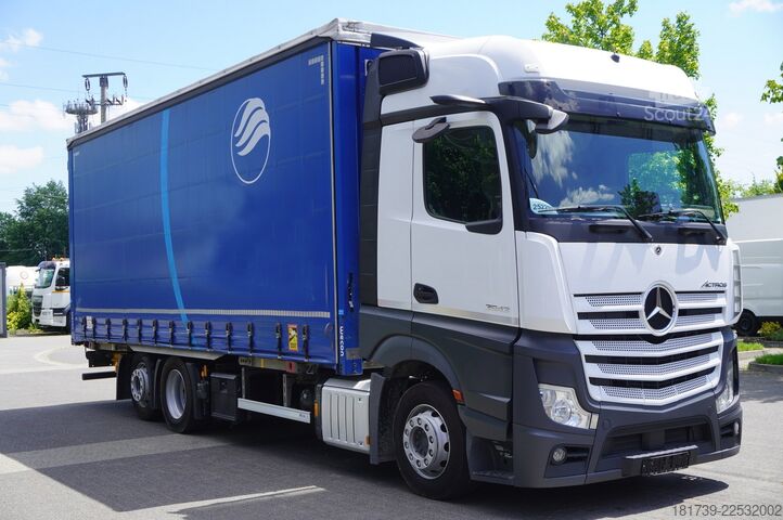 Firanka Mercedes-Benz Actros 2542 MP5 / Curtainsider 19 EPAL/