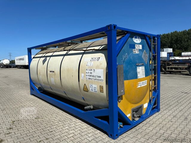 Tartálykonténer CIMC 20FT ISO 25.040L / UN PORTABLE  T11 / 2.5Y + CS...