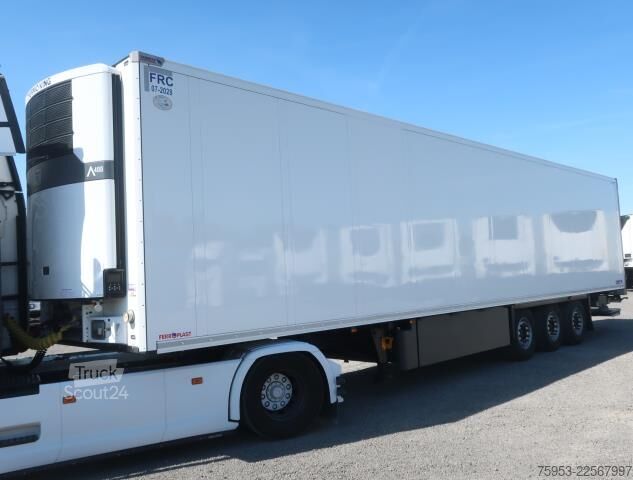 Šaldytuvas puspriekabė Schmitz Cargobull SKO 24 Doppelstock Thermo King Pharma Ladebordwand
