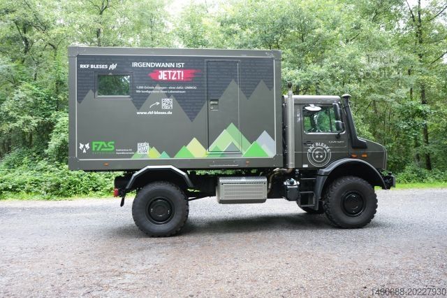 Tovorno vozilo za posebne namene UNIMOG FAS Expeditionsaufbau (nur Koffer) Grau