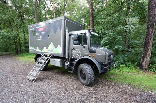 Tovorno vozilo za posebne namene UNIMOG FAS Expeditionsaufbau (nur Koffer) Grau
