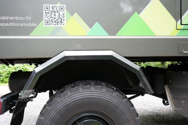 Özel amaçlı kamyon MERCEDES-BENZ Unimog FAS Expeditionsaufbau (nur Koffer) Grau