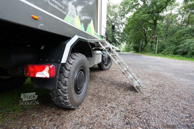 Özel amaçlı kamyon MERCEDES-BENZ Unimog FAS Expeditionsaufbau (nur Koffer) Grau