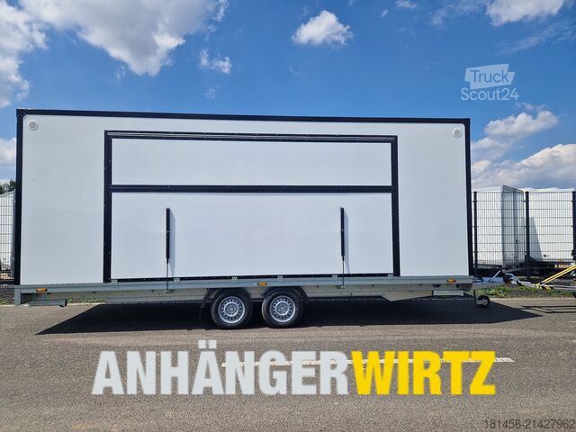 Verkoopaanhanger trailershop Event Messe Verkauf Infostand 610cm Neu