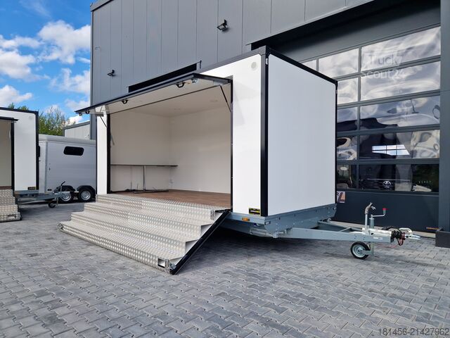Verkoopaanhanger trailershop Event Messe Verkauf Infostand 610cm Neu