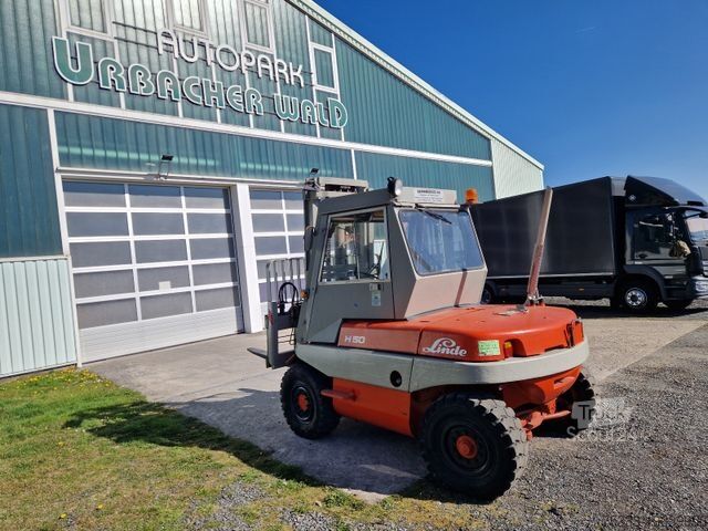 Čelný vysokozdvižný vozík LINDE H 50 D Top Zustand