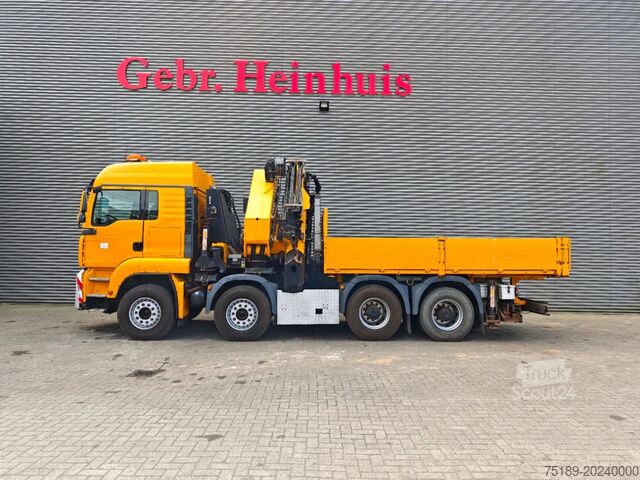 Tovornjak z žerjavom MAN TGA 41.480 8x4 Palfinger PK 85002