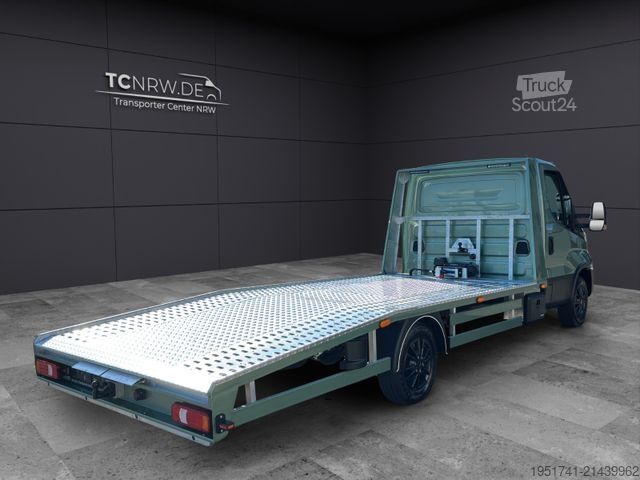 Fourgon porte-voitures IVECO Daily Abschleppwagen Edelstahl Automatik Neu